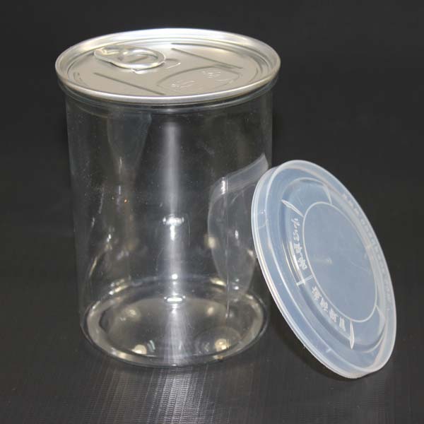 PET罐 550毫升 密封塑料瓶 透明易拉食品罐