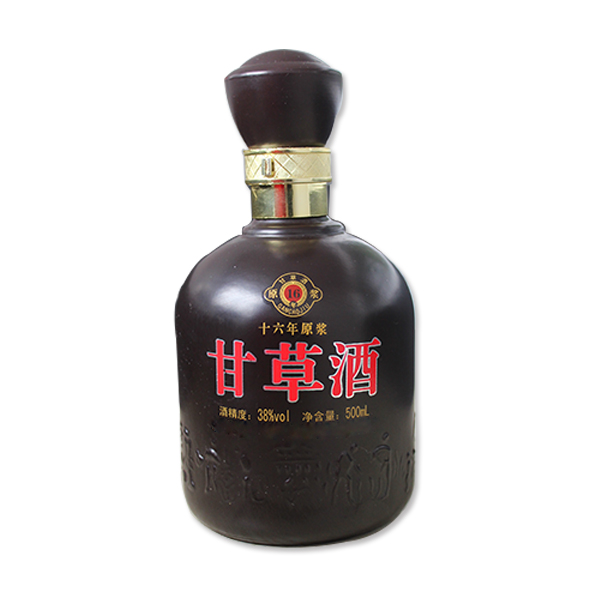 甘草酒 原浆16年 500ml 棕瓶装