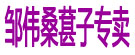 邹伟桑葚子专卖